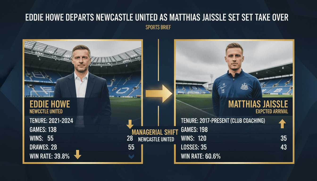 Eddie Howe and Matthias Jaissle during their respective coaching tenures.