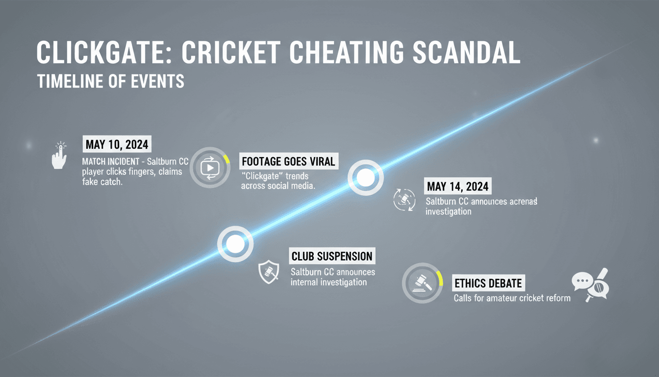 A cricket field with players in action, symbolizing integrity in sports.