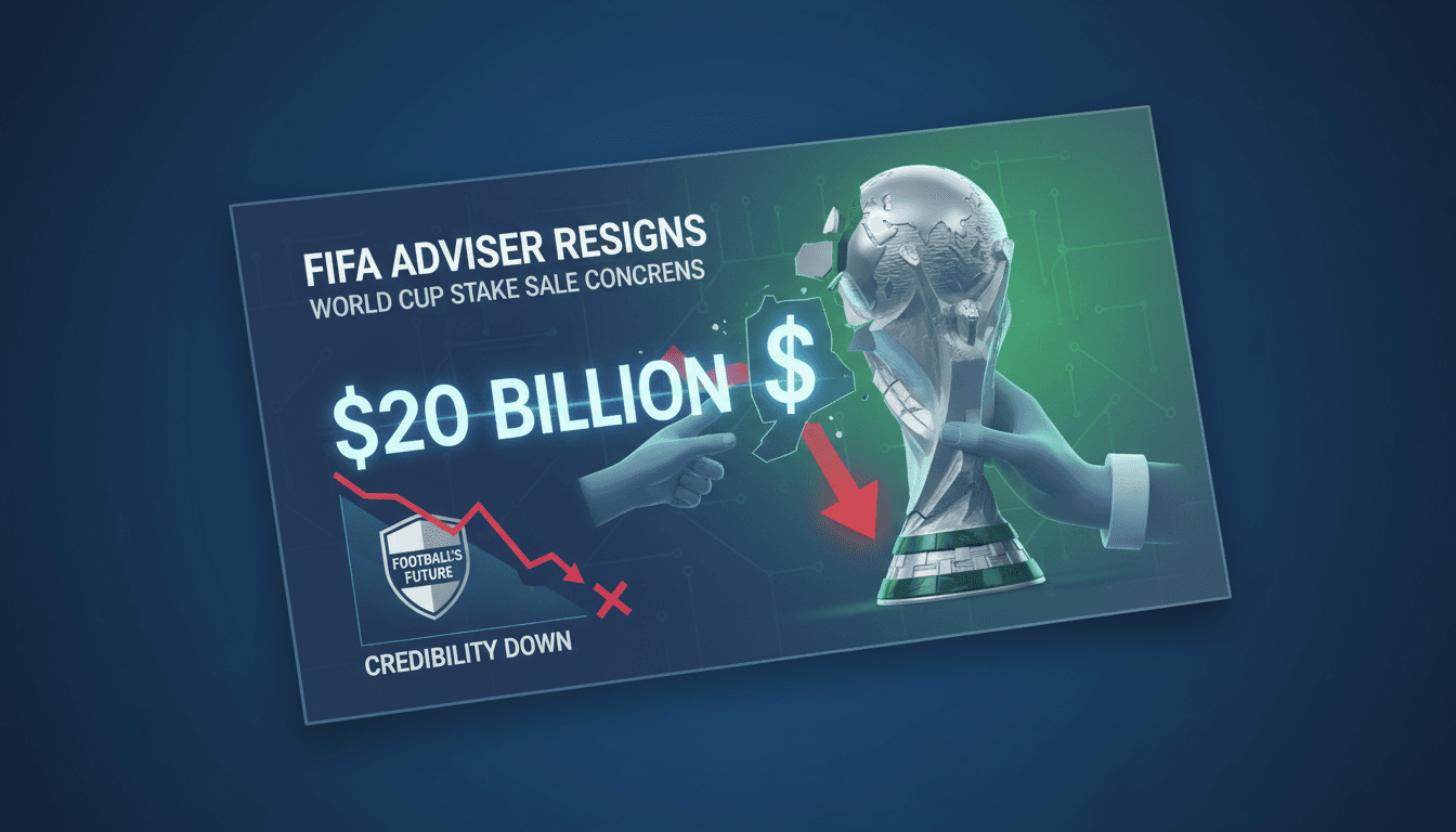 FIFA adviser resigns over controversial World Cup stake sale plans