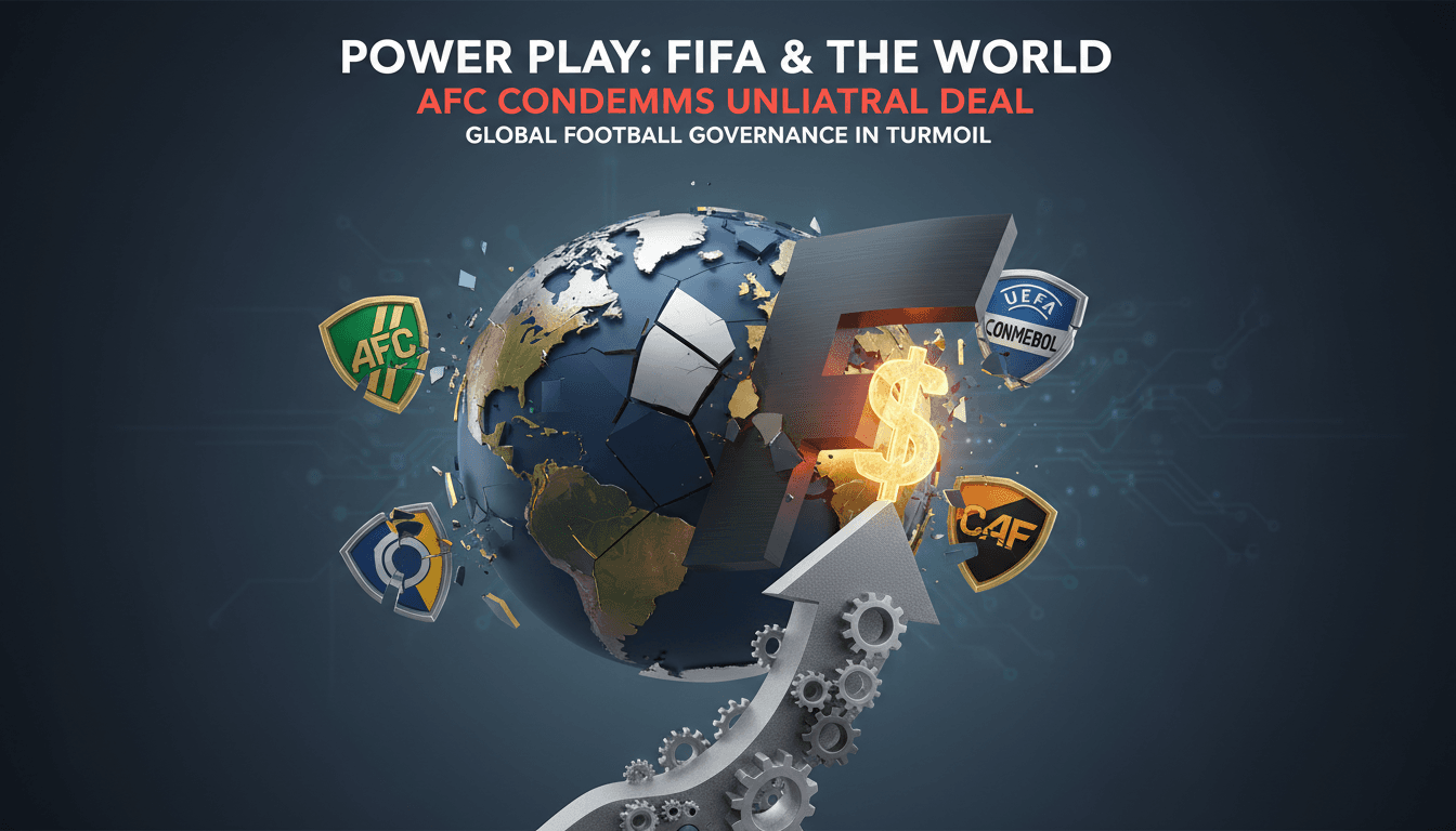 AFC's condemnation of FIFA's investment decisions in football governance