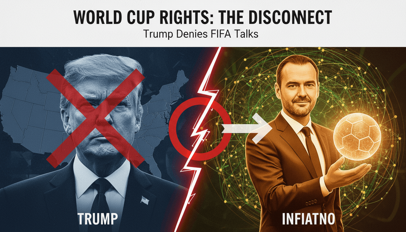 President Trump speaking about FIFA and World Cup rights discussions.
