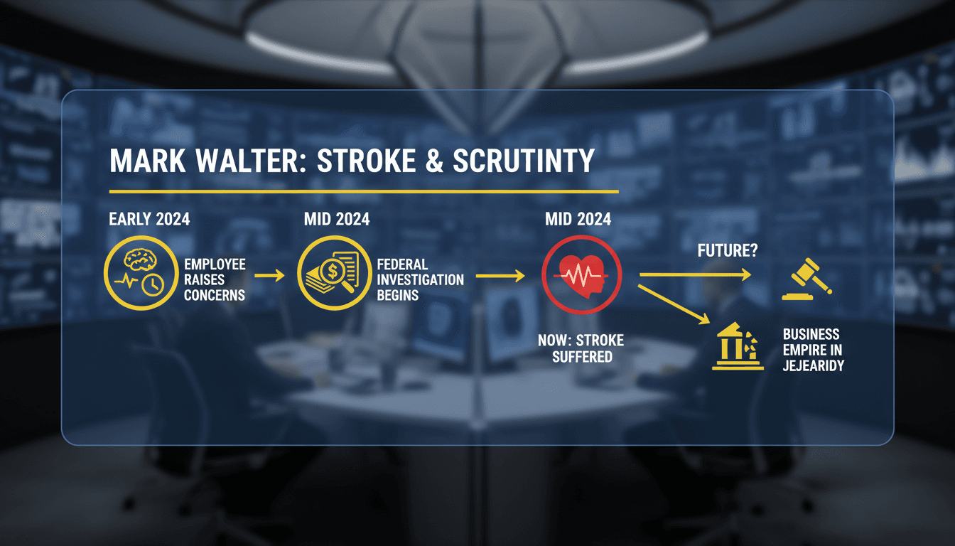 Mark Walter suffers stroke amid federal fraud investigation
