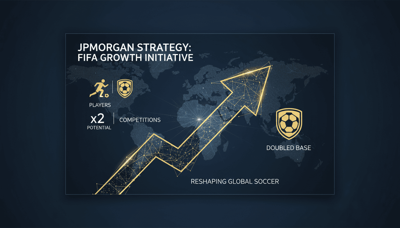 JPMorgan's financial strategies for FIFA's growth in soccer.