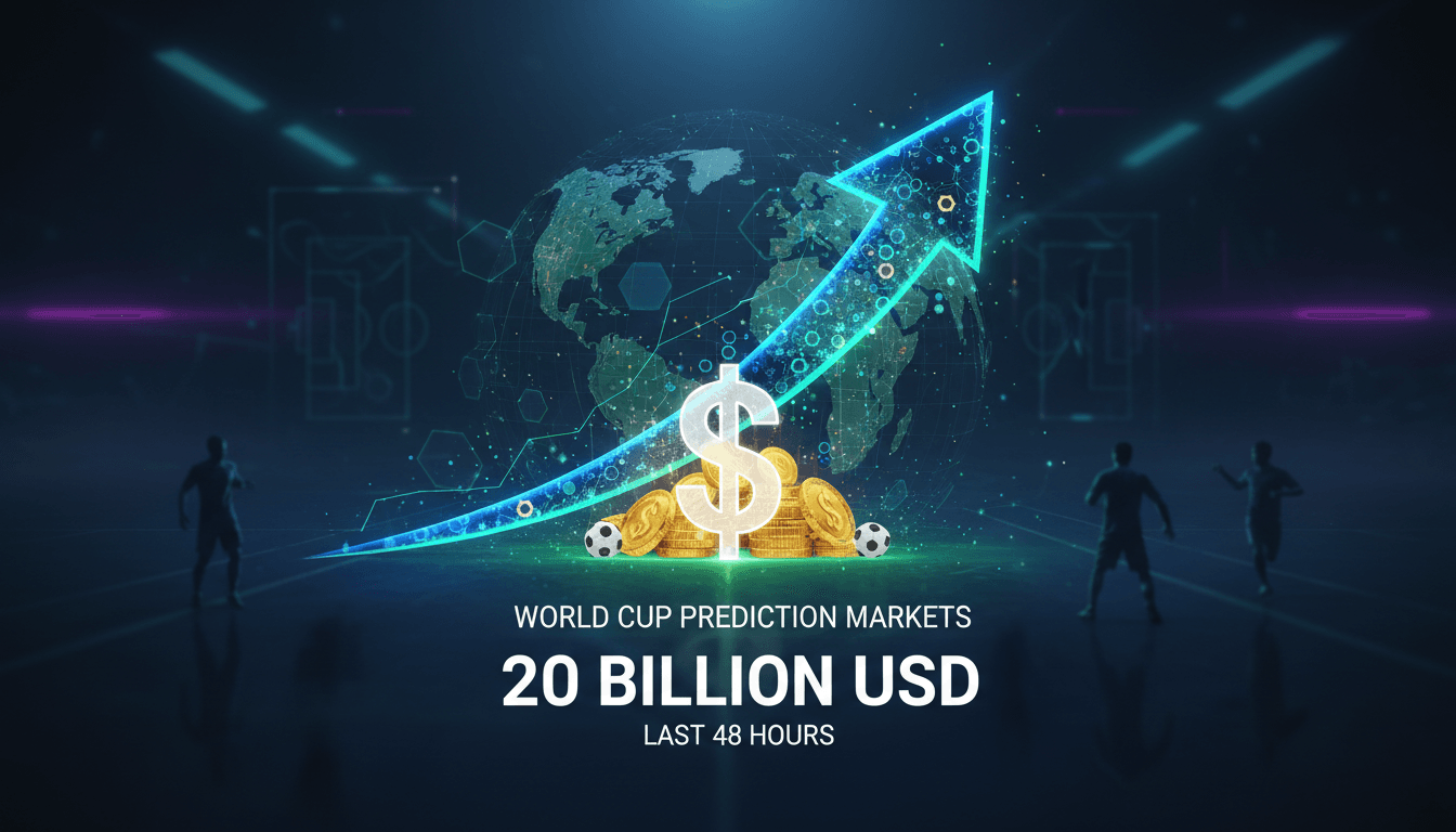 World Cup prediction markets reach unprecedented $20 billion in volume