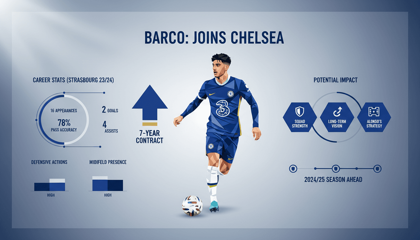 Valentín Barco in Chelsea FC colors during a training session.