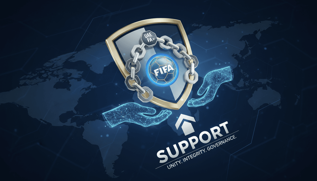 UAE Football Association leaders supporting Gianni Infantino's FIFA leadership