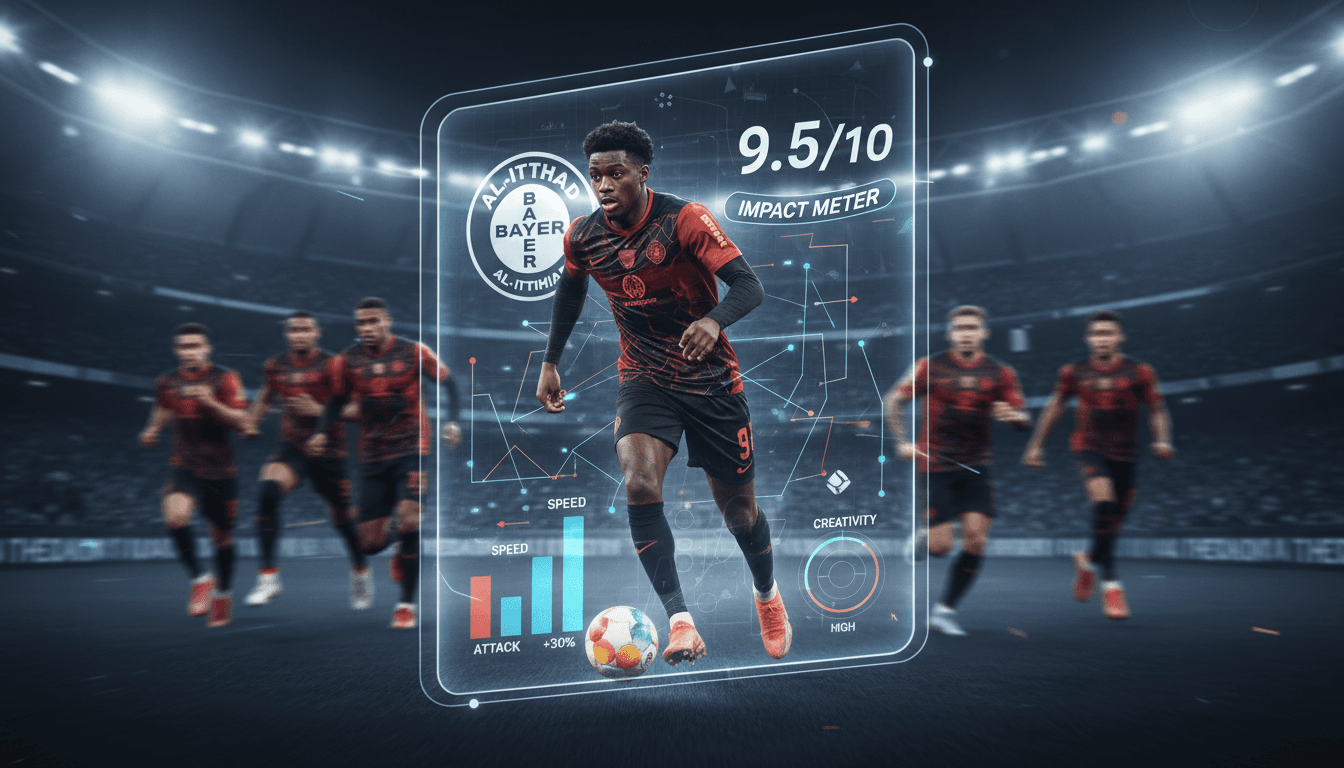 Moussa Diaby in action during his previous tenure at Bayer Leverkusen.