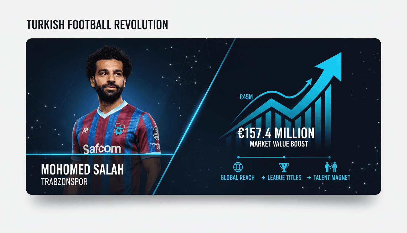 Mohamed Salah in Trabzonspor jersey celebrating his transfer