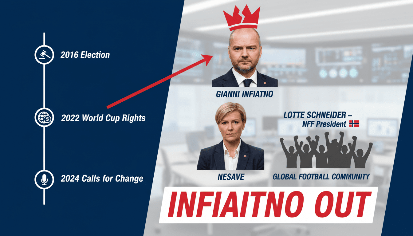 Norwegian Football Federation demands FIFA President Gianni Infantino's resignation