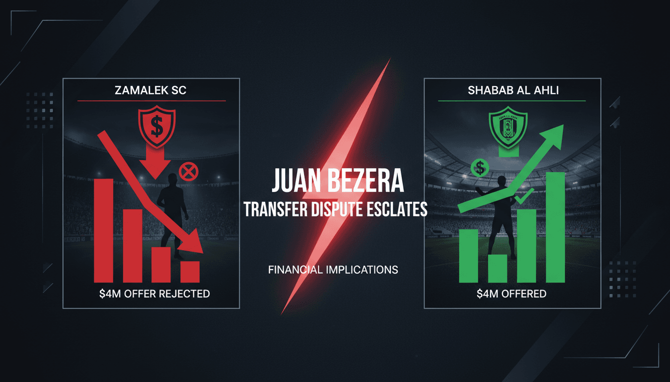Juan Bezera in action during a football match, highlighting his transfer saga.