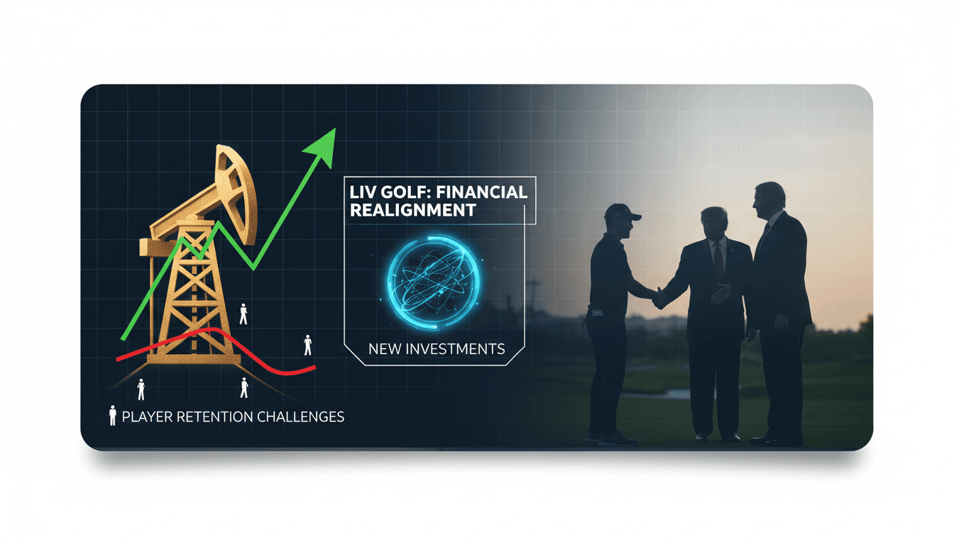 LIV Golf event featuring Bryson DeChambeau and Donald Trump