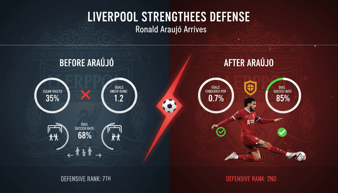 Liverpool secures loan of Ronald Araújo from Barcelona to strengthen defense