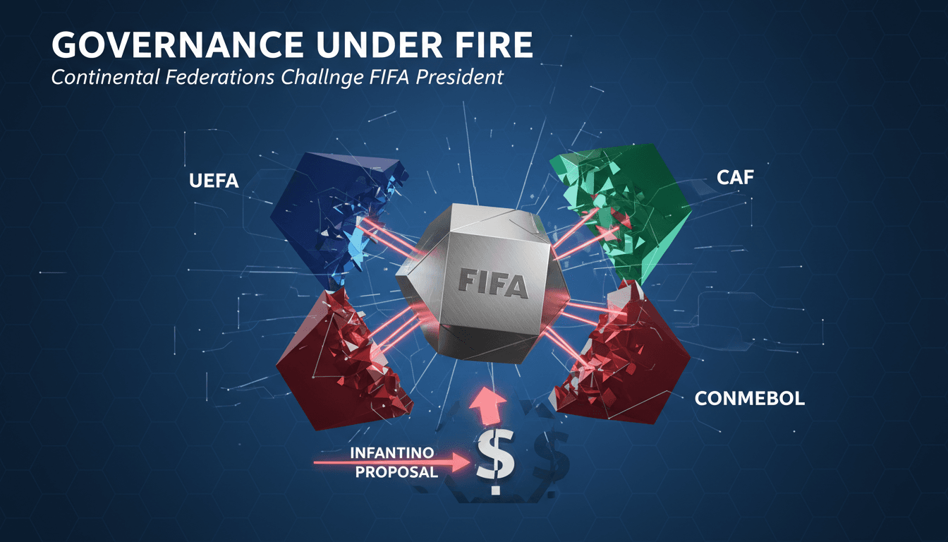 Continental football federations criticize FIFA President over governance issues
