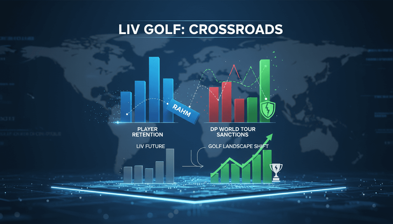 Jon Rahm contemplating his future in professional golf amidst LIV Golf challenges.