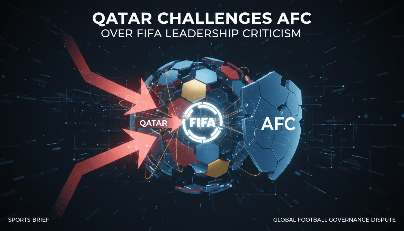 Qatar FA President Hamad bin Khalifa Al-Thani addressing AFC criticism of FIFA.