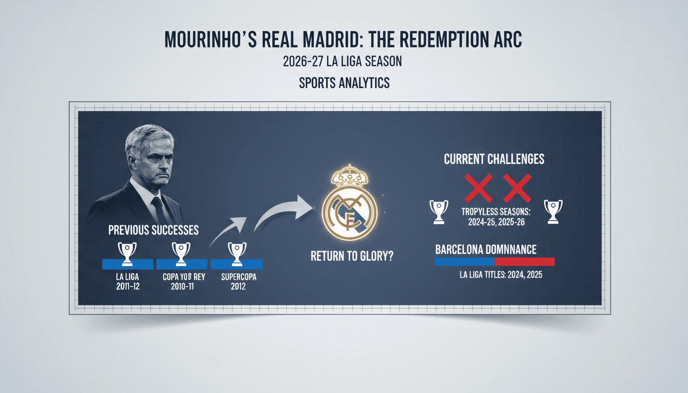 José Mourinho during his previous tenure at Real Madrid