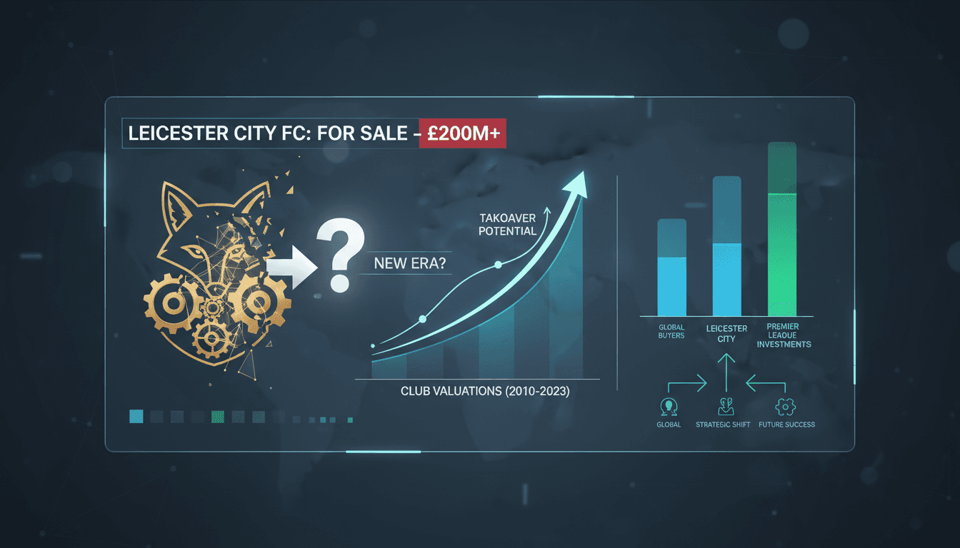 Leicester City Football Club officially put up for sale for over £200 million