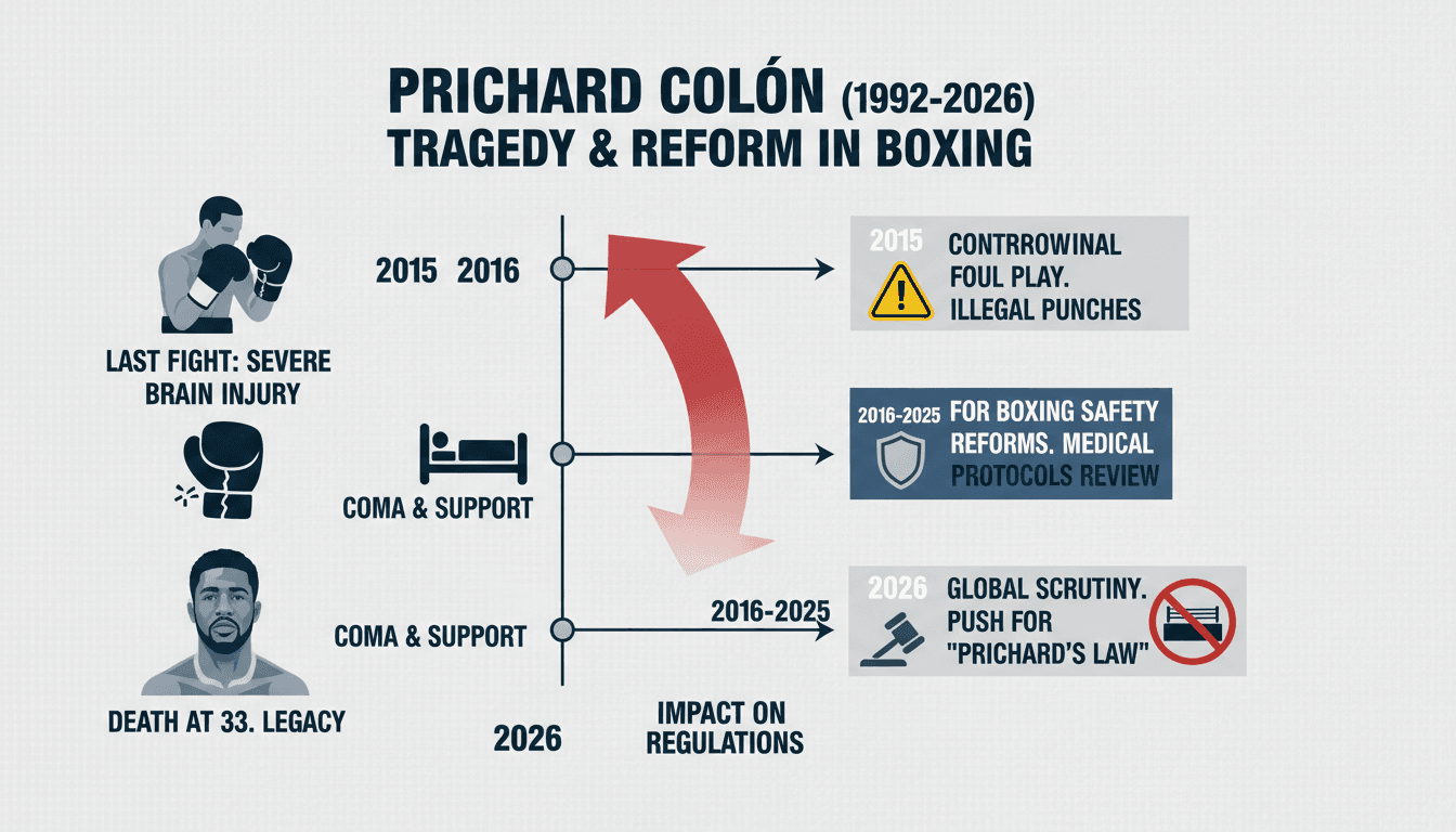 Prichard Colón in the ring, highlighting the risks of boxing injuries.