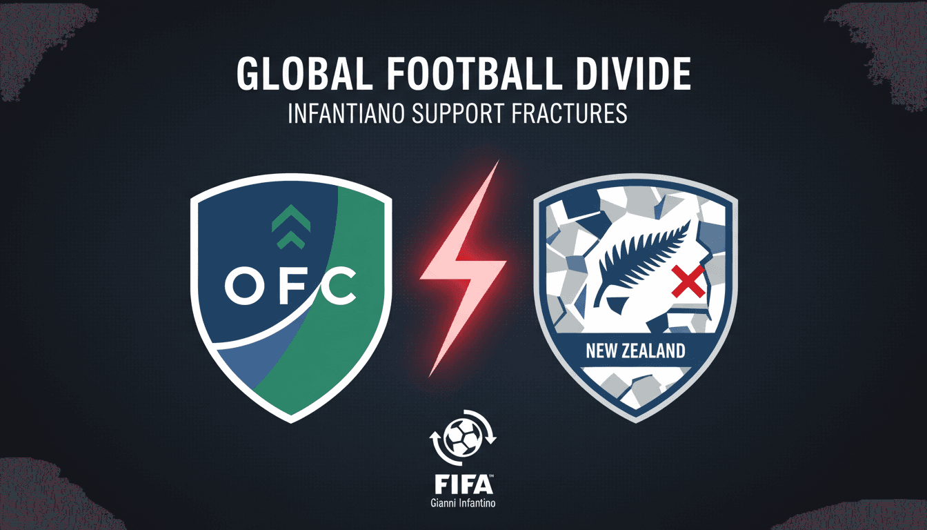 New Zealand withdraws support for FIFA President Gianni Infantino amid growing dissent