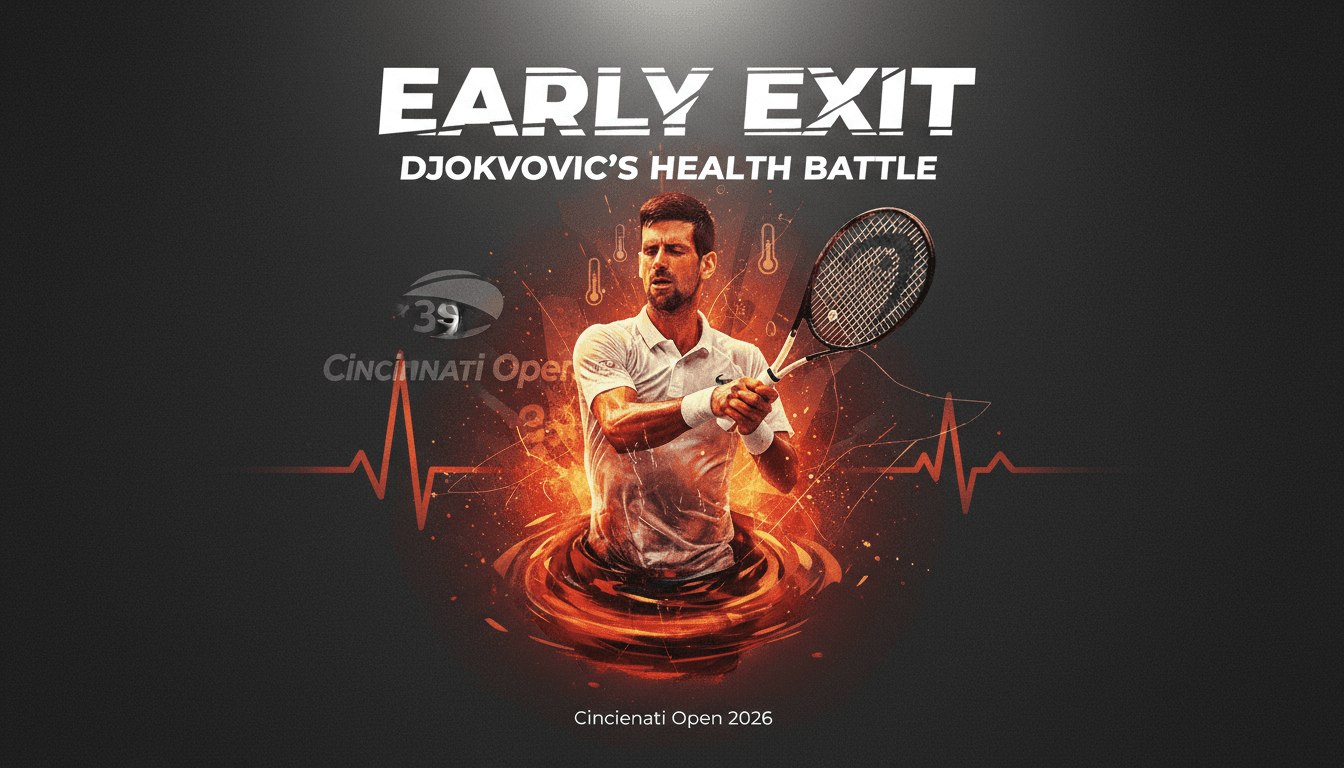 Djokovic's Health Issues Lead to Early Exit at Cincinnati Open