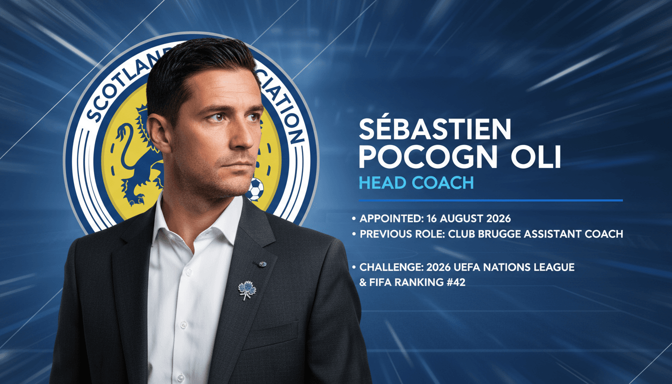 Sébastien Pocognoli appointed head coach of Scotland national football team
