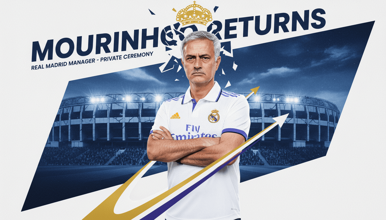 Jose Mourinho Returns to Real Madrid as Manager in Private Ceremony