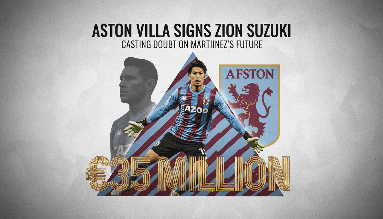 Aston Villa Signs Zion Suzuki, Casting Doubt on Emiliano Martinez's Future