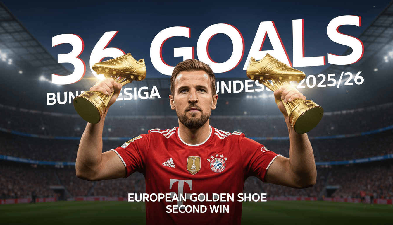 Harry Kane Wins Second European Golden Shoe for 2025/26 Season
