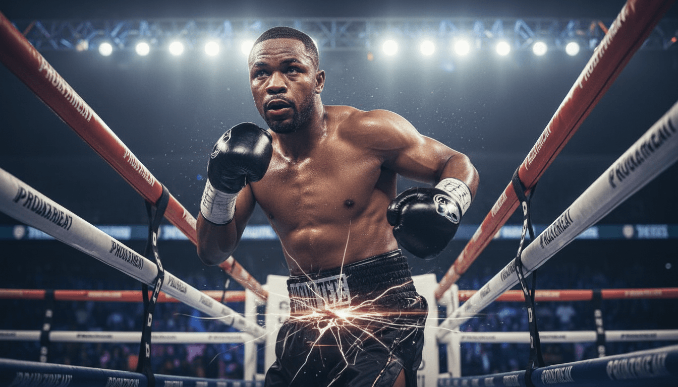 Zolani Tete in the boxing ring, showcasing his legacy as a former champion.