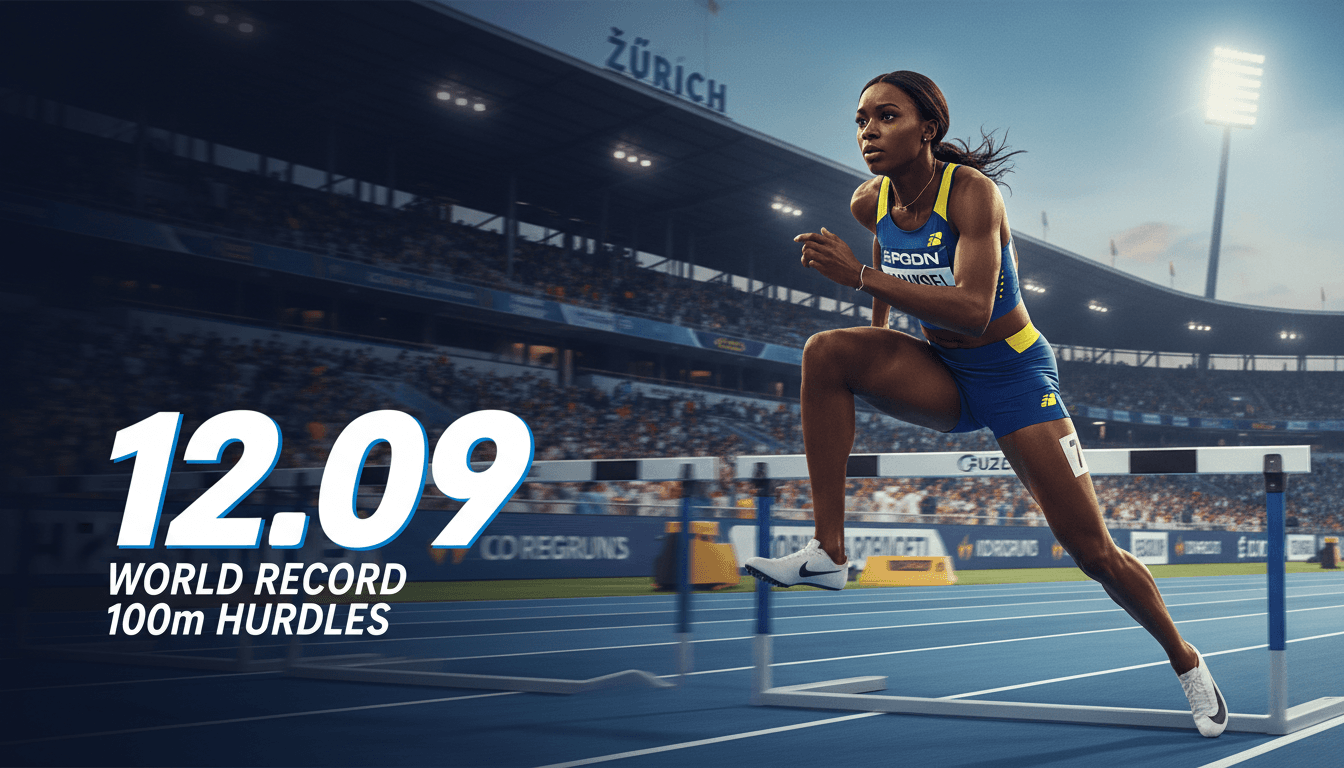 Masai Russell Sets New Women's 100m Hurdles World Record at Zurich Diamond League