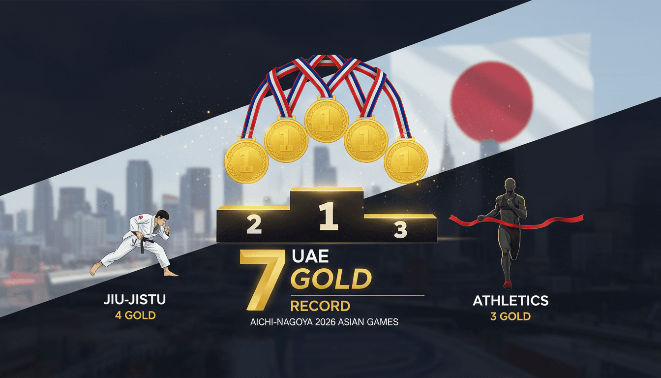 UAE Wins Record Seven Gold Medals at Aichi-Nagoya 2026 Asian Games