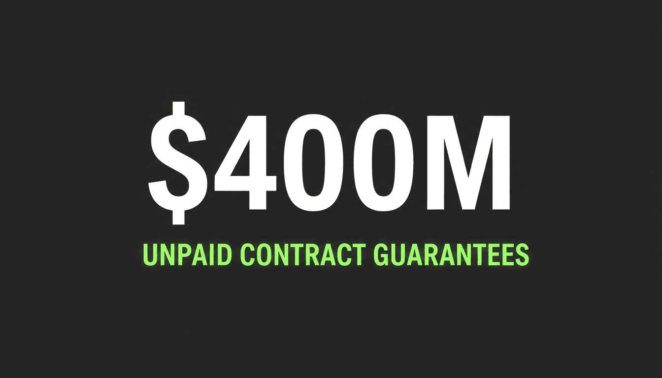 Stylized graphic displaying LIV Golf bankruptcy numbers and player contract guarantees