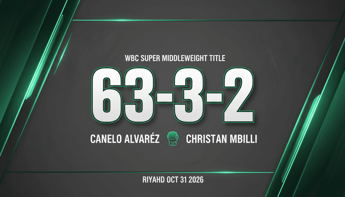 Canelo Álvarez and Christian Mbilli face off during the official weigh-in in Riyadh