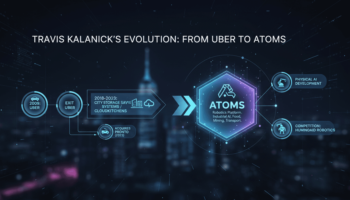 Travis Kalanick launches Atoms robotics company