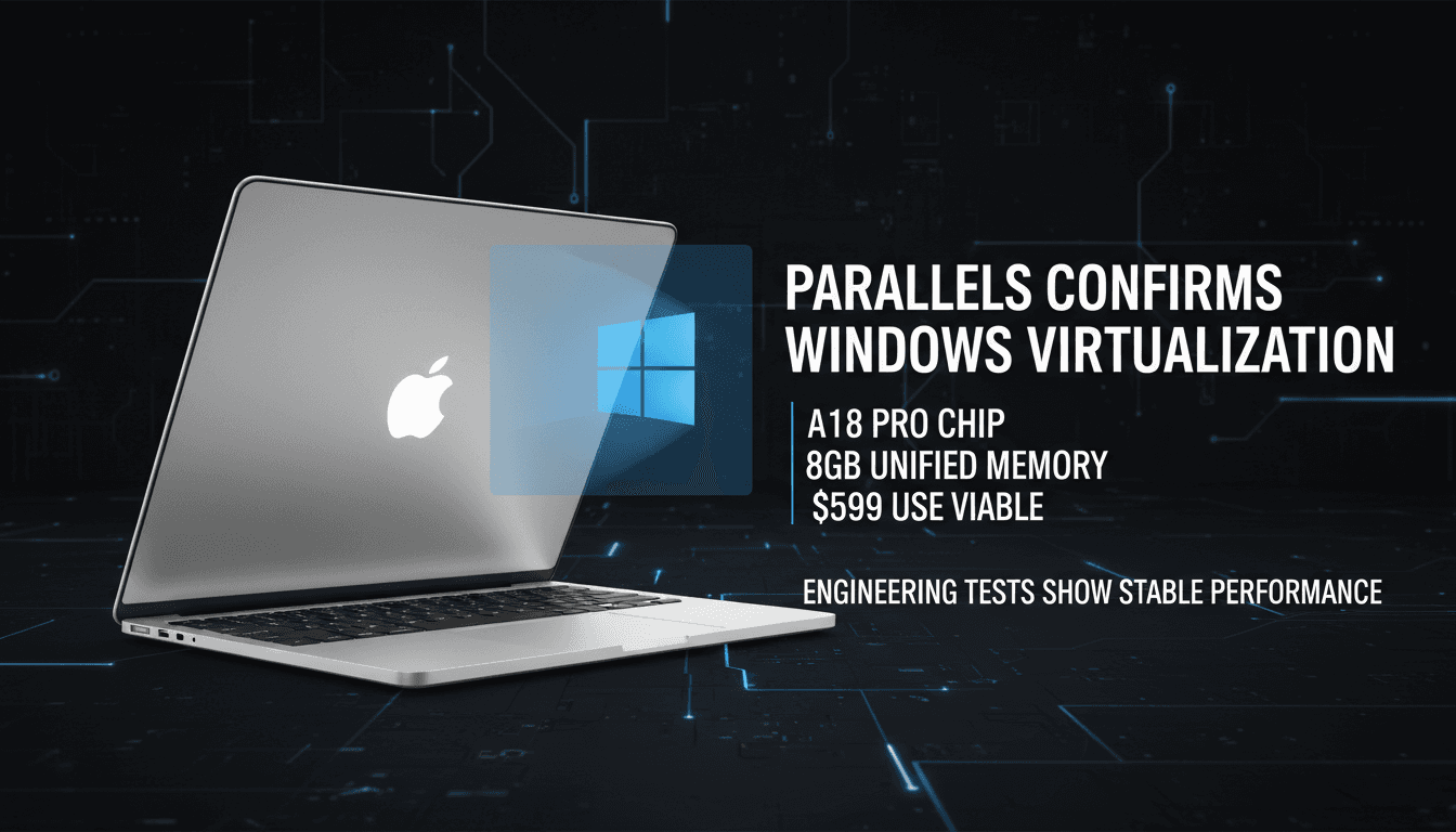 Parallels confirms MacBook Neo compatibility for Windows virtualization
