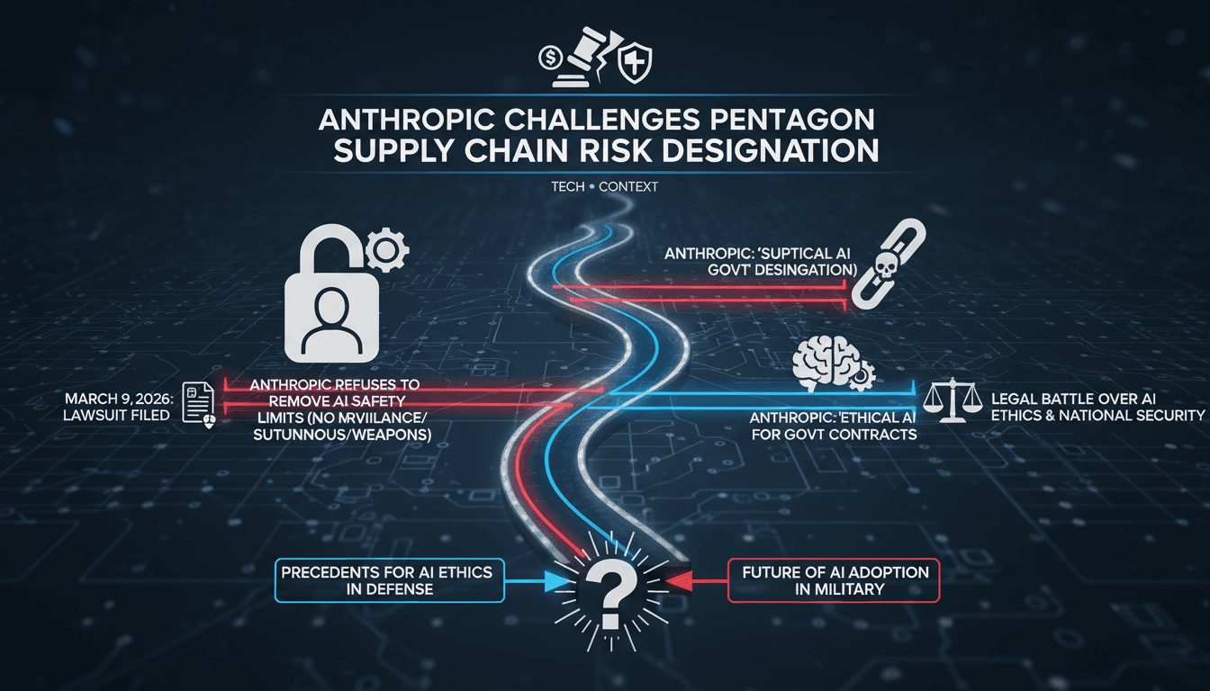 Anthropic Challenges Pentagon Supply Chain Risk Designation