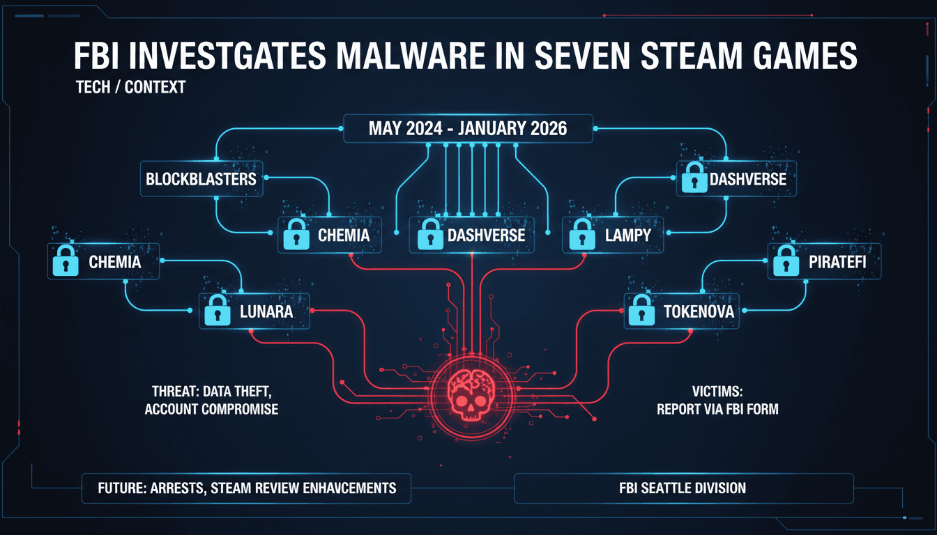 FBI Investigates Malware in Seven Steam Games
