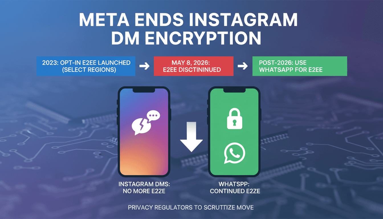 Meta to discontinue end-to-end encryption in Instagram DMs