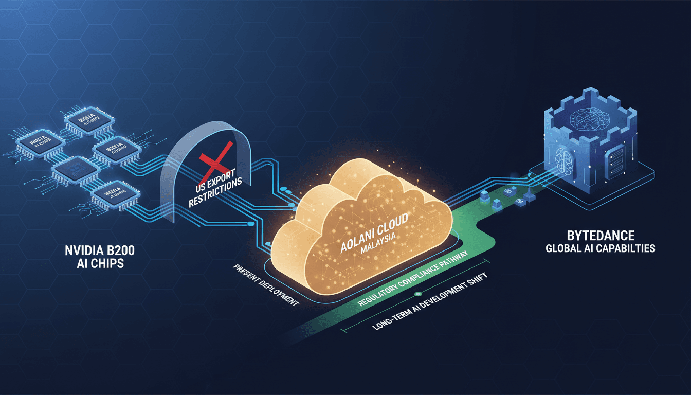 ByteDance Deploys NVIDIA AI Chips in Malaysia to Circumvent US Export Restrictions