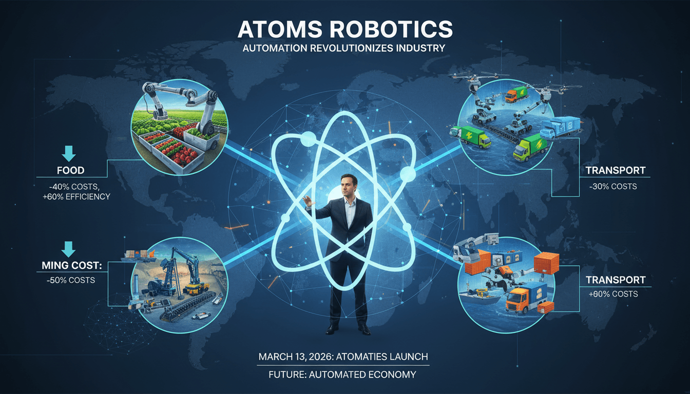 Travis Kalanick Launches Atoms Robotics to Drive Automation in Key Industries