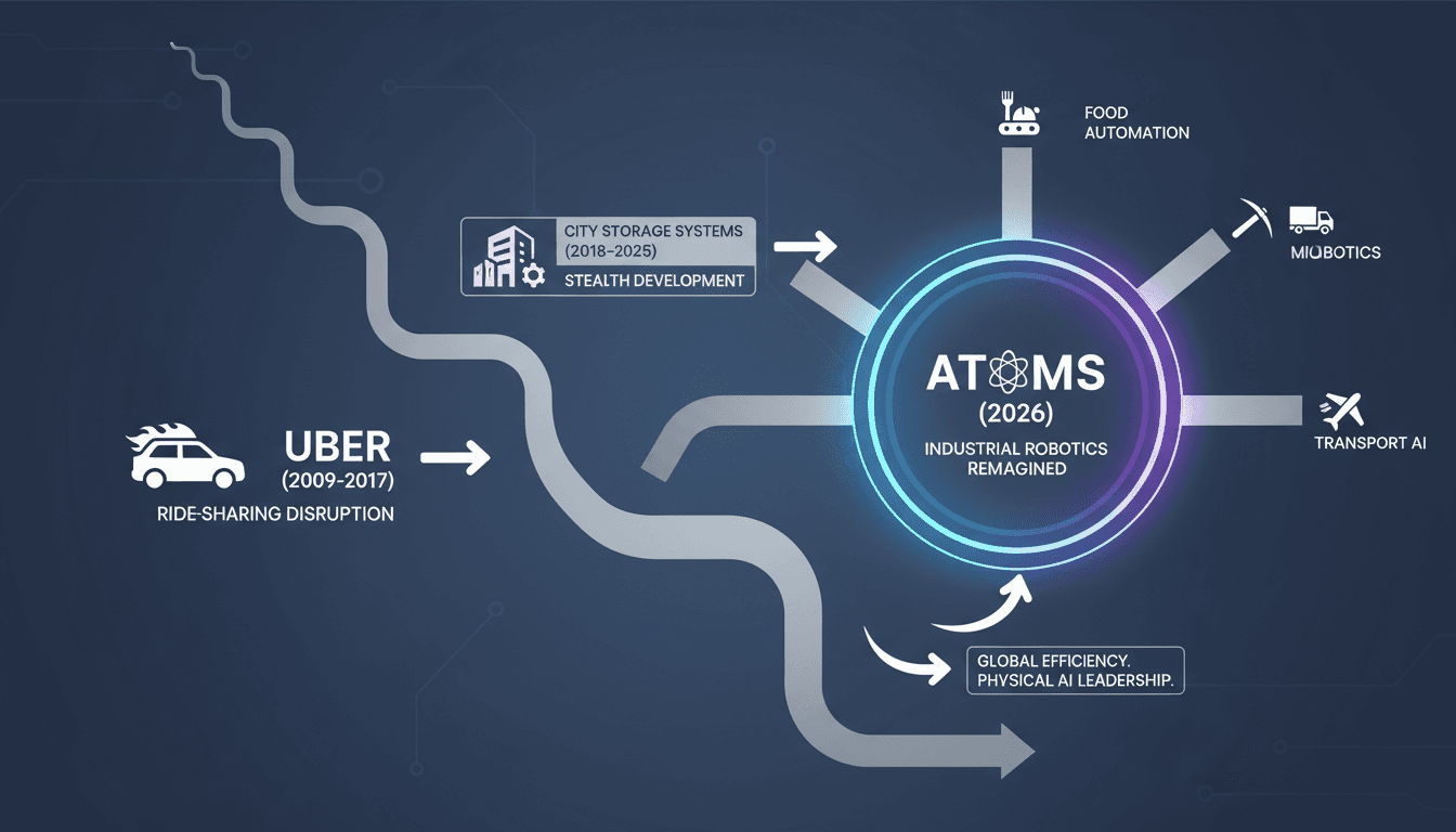 Travis Kalanick Launches Atoms Focusing on Specialized Industrial Robotics