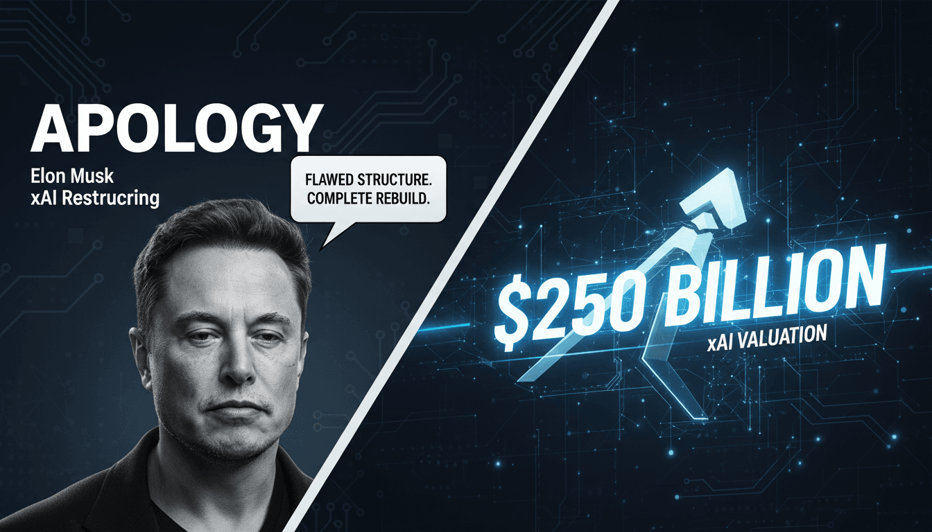 Elon Musk Announces Major Restructuring of xAI Following Leadership Exodus