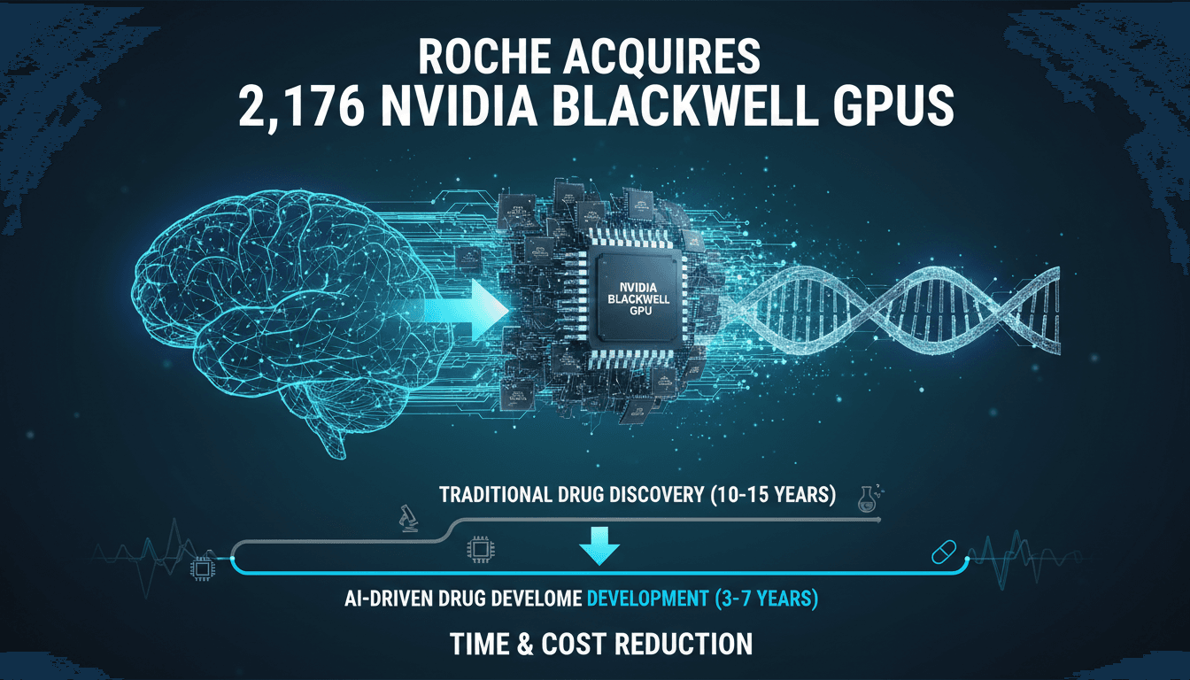 Roche Acquires 2,176 Nvidia Blackwell GPUs to Enhance AI-Driven Drug Development