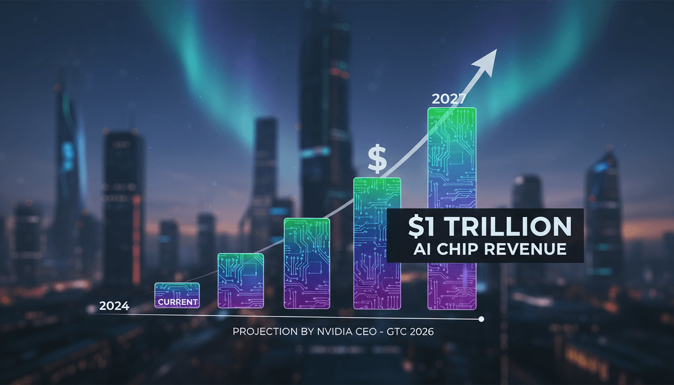Nvidia CEO Jensen Huang Projects $1 Trillion Revenue for AI Chips by 2027