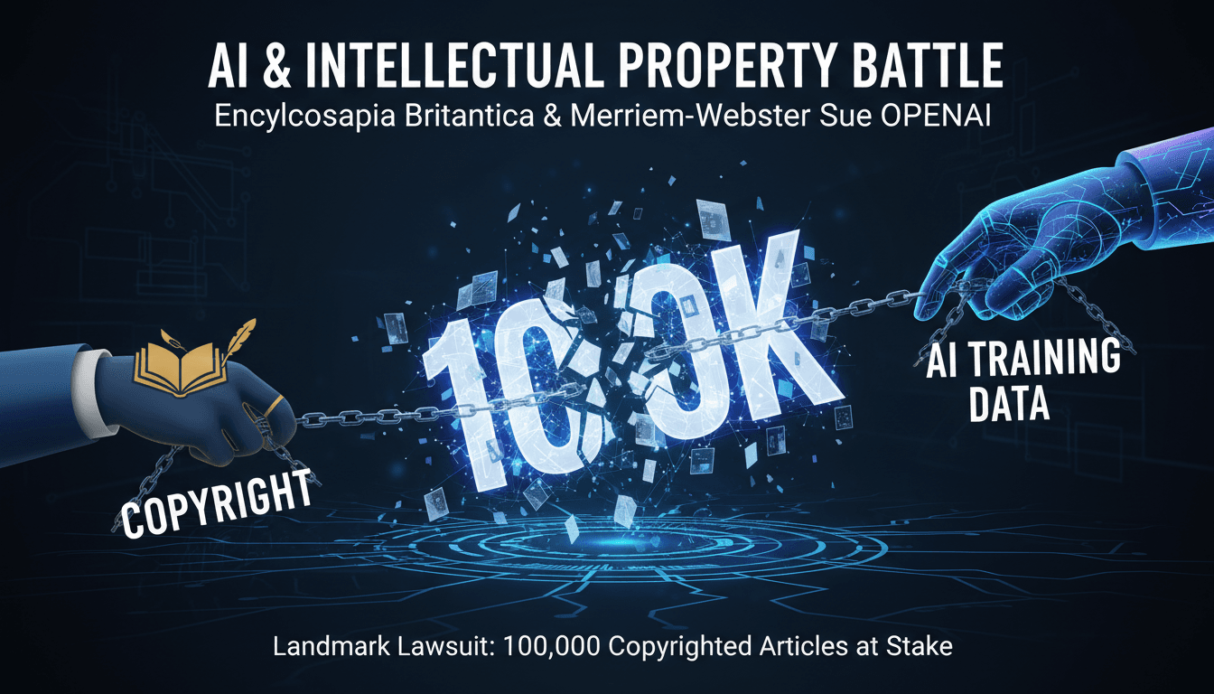 Encyclopaedia Britannica and Merriam-Webster sue OpenAI for copyright infringement over AI training data
