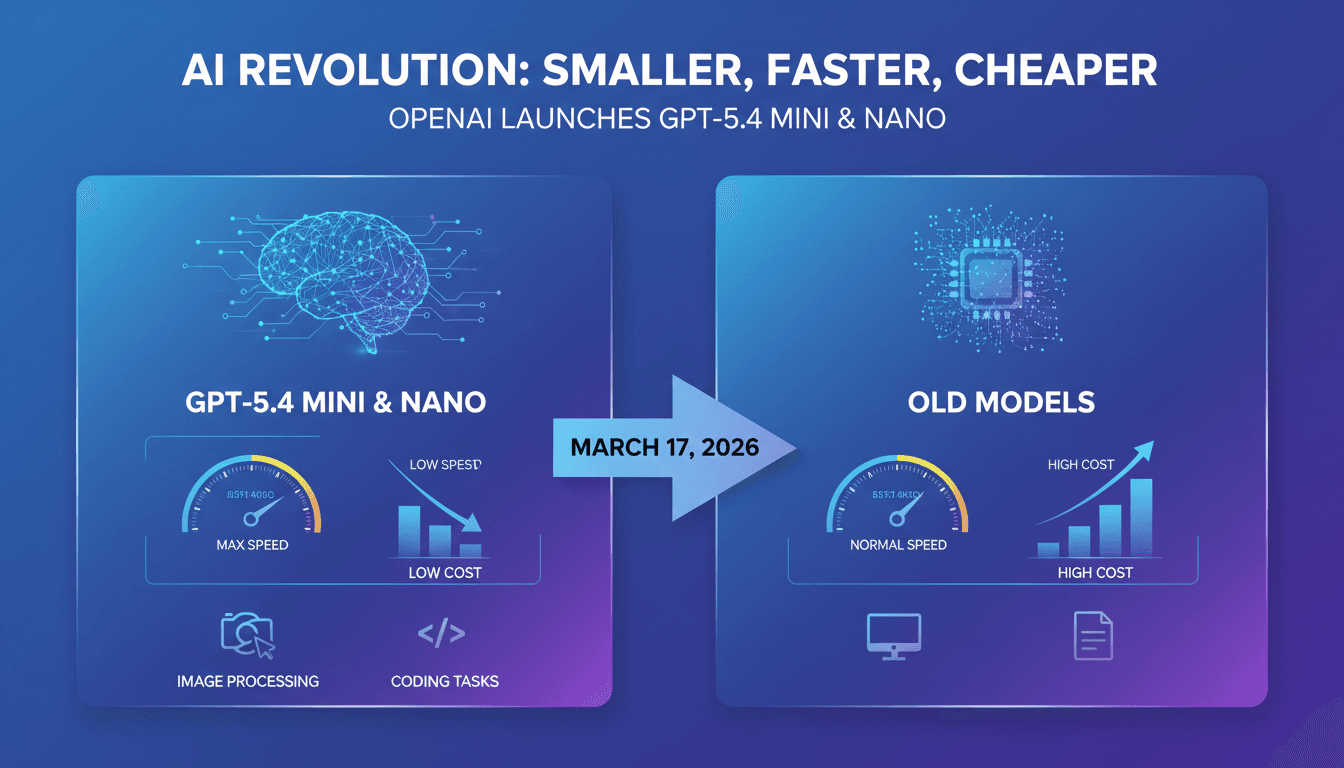 OpenAI Launches GPT-5.4 Mini and Nano Models for Cost-Effective AI Processing