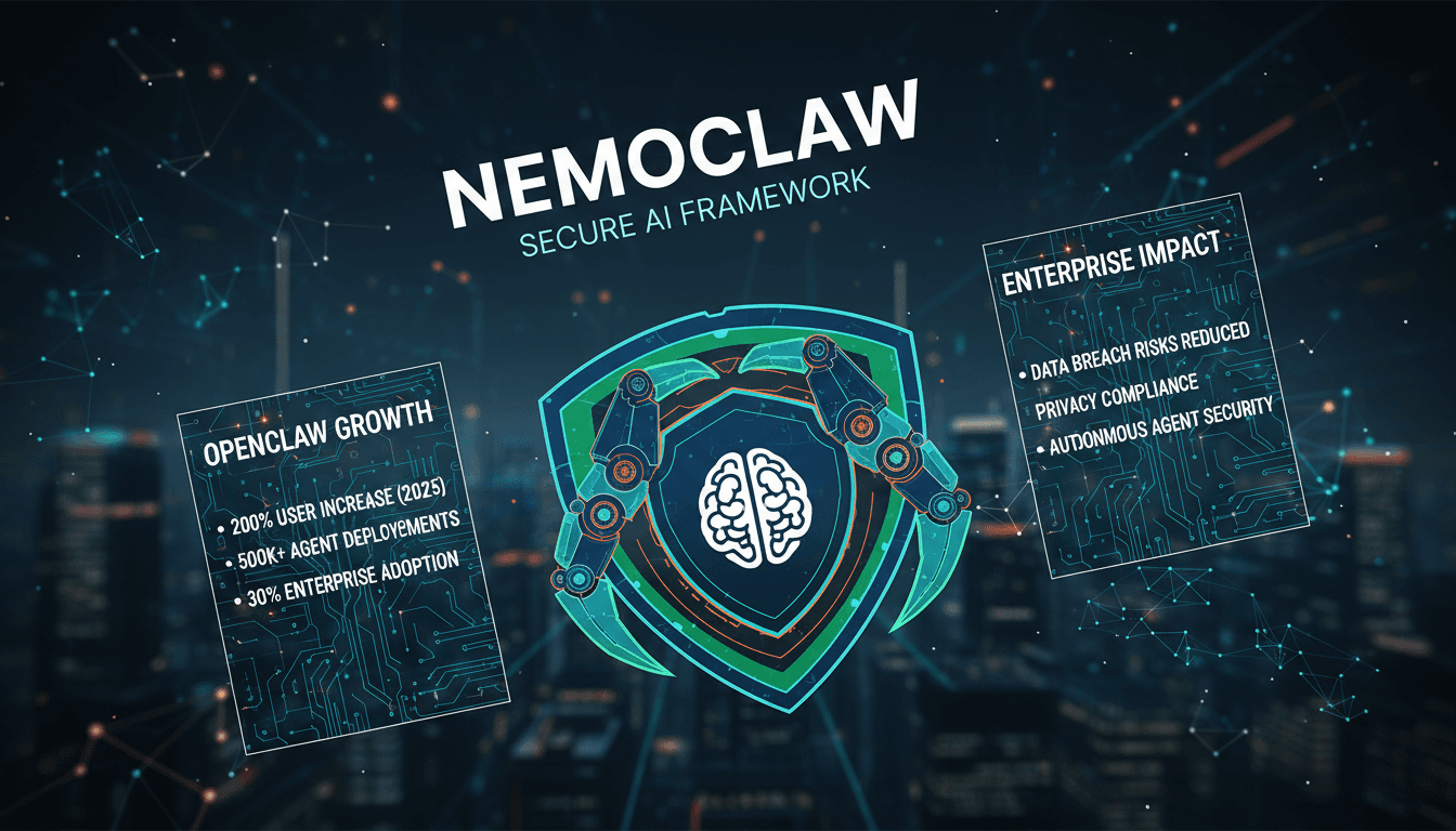 Nvidia Launches NemoClaw as Secure AI Framework for Enterprises