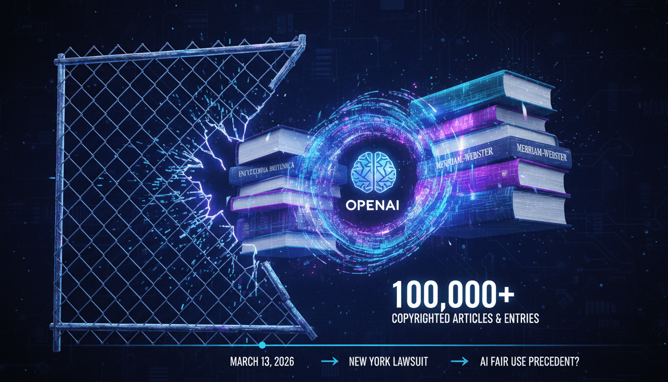 Encyclopædia Britannica and Merriam-Webster Sue OpenAI for Copyright Infringement