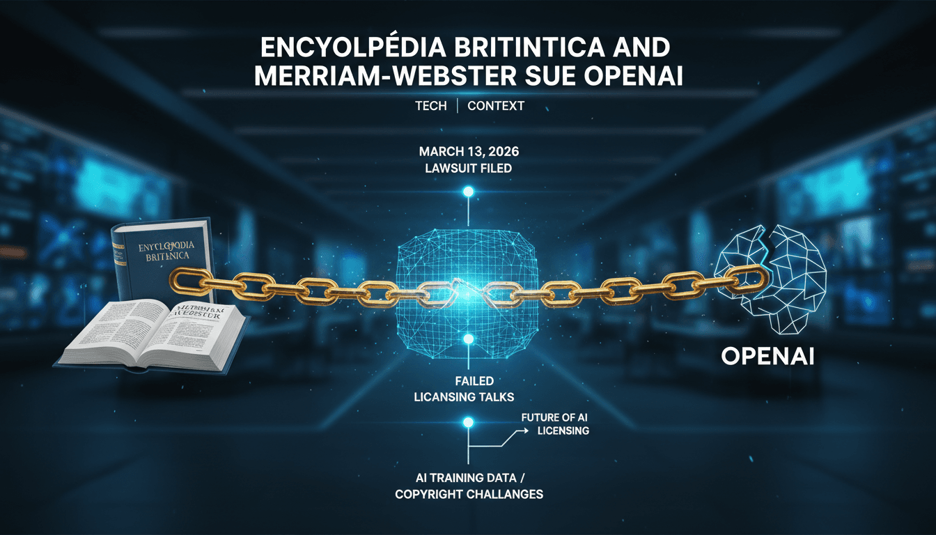 Encyclopædia Britannica and Merriam-Webster Sue OpenAI for Copyright Infringement