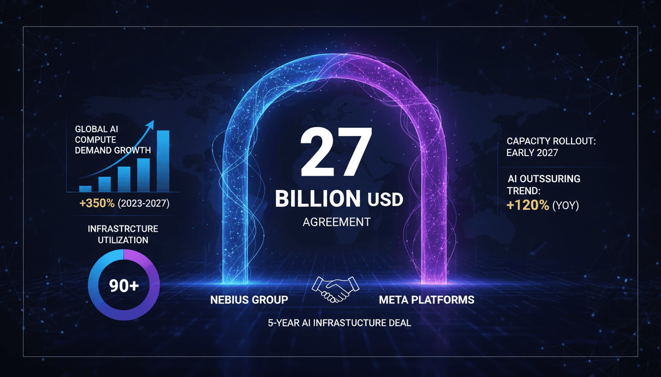 Nebius Group and Meta Platforms Forge $27 Billion AI Infrastructure Agreement